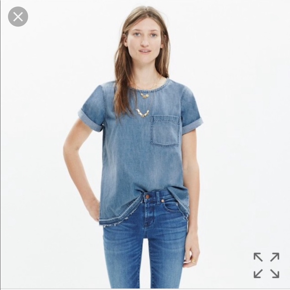 Madewell Jean Shirt - gently used